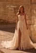 Picture of: A-Line Lace Wedding Dress with Square Neckline and Exposed Boning in IIINI, Style: B1380, Main Picture