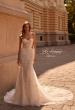 Picture of: Strapless Wedding Dress with Corset Bodice and Illusion Back in IIINI, Style: B1379, Back Picture