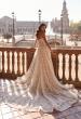 Picture of: Beautiful Strapless Lace A-Line Wedding Dress with High Slit in IIINI, Style: B1467, Back Picture
