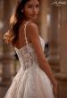 Picture of: A Line Gown with Bustier Illusion Bodice and Gorgeous Lace Applique Details in IIINI, Style: B1351, Detail Picture 2