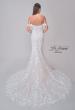 Picture of: Stunning Fitted Lace Wedding Dress with Trumpet Skirt and Off the Shoulder Straps in IIINI, Style: B1288, Detail Picture 5