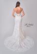 Picture of: Lace Wedding Dress with Square Neckline and Low Illusion Lace Back in IIINI, Style: B1295, Detail Picture 5