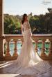 Picture of: Off the Shoulder Lace Long Sleeve Bridal Gown with Illusion Back in IIINII, Style: B1319, Detail Picture 1