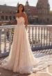 Picture of: Long Sleeve Lace Wedding Dress with High Neck and Slit in IIIRRI, Style: B1472, Detail Picture 1