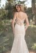 Picture of: Wedding Gown with Beautiful Clover Train and Lace Applique in IILIII, Style: B1158, Detail Picture 2