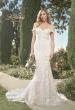 Picture of: Ornate Lace Wedding Dress with Off Shoulder Top in IINI, Style: B1014, Main Picture
