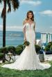 Picture of: Off the Shoulder Lace Deep V Wedding Gown in IINI, Style: B1016, Main Picture