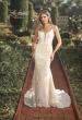 Picture of: Plunge Neck Bridal Dress with Stunning Lace Details in IINI, Style: B1053, Main Picture