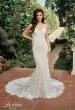Picture of: V-Neck Lace Wedding Dress with Elegant Lace Trim Train in IINI, Style: B1286, Main Picture