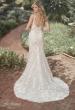 Picture of: Fitted Wedding Dress with V Neck and Beading in IINI, Style: B1071, Back Picture
