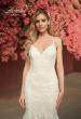 Picture of: Lace Trumpet Wedding Dress with Open Back in IINI, Style: B1010, Detail Picture 1