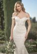 Picture of: Ornate Lace Wedding Dress with Off Shoulder Top in IINI, Style: B1014, Detail Picture 1