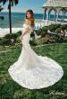 Picture of: Off the Shoulder Lace Deep V Wedding Gown in IINI, Style: B1016, Detail Picture 1