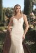 Picture of: Plunge Neck Bridal Dress with Stunning Lace Details in IINI, Style: B1053, Detail Picture 1
