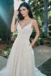 Picture of: A-Line Lace and Tulle Wedding Dress with Slit and Pockets in IINI, Style: B1123, Detail Picture 1