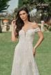 Picture of: Stunning Off the Shoulder Wedding Dress with Slit and Illusion Back in IINI, Style: B1223, Detail Picture 1