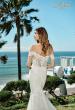 Picture of: Off the Shoulder Lace Deep V Wedding Gown in IINI, Style: B1016, Detail Picture 2