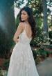 Picture of: A-Line Lace and Tulle Wedding Dress with Slit and Pockets in IINI, Style: B1123, Detail Picture 2