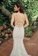 Picture of: V-Neck Lace Wedding Dress with Elegant Lace Trim Train in IINI, Style: B1286, Detail Picture 2