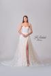 Picture of: Strapless Tulle and Lace A-Line Gown with High Slit and Sweetheart Neckline in IINI, Style: B1283, Detail Picture 4
