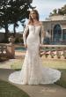 Picture of: Long Sleeve Off the Shoulder Lace Gown with Illusion Back in IINII, Style: B1175, Main Picture
