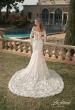Picture of: Long Sleeve Off the Shoulder Lace Gown with Illusion Back in IINII, Style: B1175, Back Picture