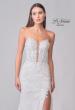 Picture of: Strapless Gown with Beautiful Lace Applique and a Plunge Neckline in IINN, Style: B1257, Detail Picture 7