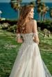 Picture of: Off the Shoulder Lace A-Line Dress with Slit and Pockets in ILII, Style: B1064, Detail Picture 2