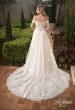 Picture of: Off the Shoulder A-Line Lace Wedding Dress in INI, Style: B1006, Back Picture
