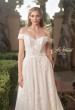 Picture of: Off the Shoulder A-Line Lace Wedding Dress in INI, Style: B1006, Detail Picture 1