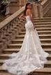 Picture of: Strapless Chic Lace Wedding Dress with Bustier Illusion Bodice in WIINI, Style: B1349, Detail Picture 1
