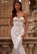 Picture of: Strapless Chic Lace Wedding Dress with Bustier Illusion Bodice in WIINI, Style: B1349, Detail Picture 2