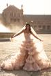 Picture of: Strapless Corset Ball Gown Wedding Dress with Tiered Ruffle Skirt in blush, Style: B1443, Detail Picture 2