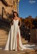 Picture of: Chic A Line Wedding Dress with Bustier Bodice and Illusion Back in ivory, Style: B1372, Main Picture