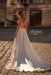 Picture of: Contemporary Satin Wedding Gown with Corset Detail Back in ivory, Style: B1406, Main Picture