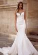 Picture of: Strapless Sweetheart Satin Mermaid Wedding Dress in Ivory, Style: B1414, Main Picture