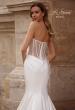 Picture of: Strapless Sweetheart Satin Mermaid Wedding Dress in Ivory, Style: B1414, Detail Picture 2