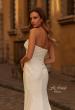 Picture of: Sophisticated Strapless Sweetheart Satin Wedding Dress in ivory, Style: B1438, Detail Picture 2