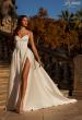 Picture of: Chic A Line Wedding Dress with Bustier Bodice and Illusion Back in ivory, Style: B1372, Detail Picture 3