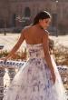 Picture of: Gorgeous Strapless Floral Print Organza Ball Gown with Full Skirt in multi, Style: B1464, Detail Picture 2