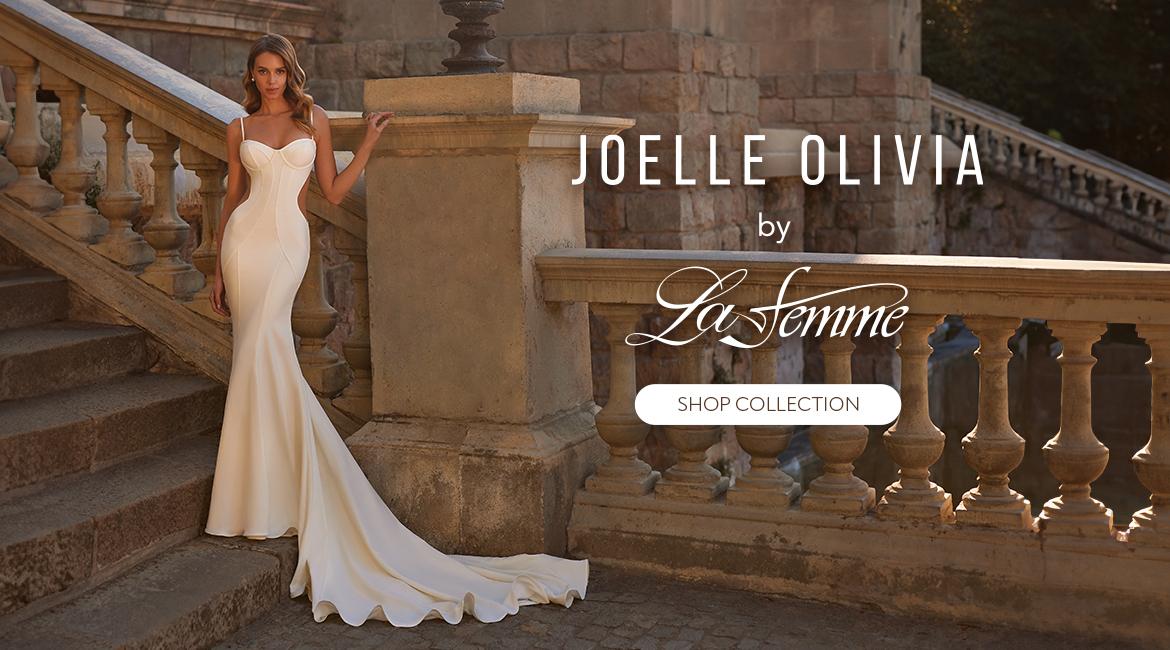 Joelle Olivia by La Femme Informal Wedding Dress