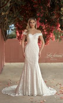 Picture of: Gorgeous Lace Off the Shoulder Mermaid Wedding Gown in III, Style: B1043, Main Picture
