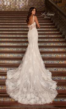 Picture of: Lace Mermaid Wedding Dress with Plunging Neckline in IIIINI, Style: B1473, Main Picture