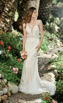 Picture of: Mermaid Wedding Dress with Pretty Lace Applique in INI, Style: B1066, Main Picture