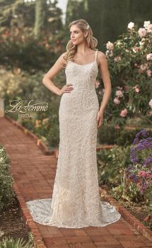 Picture of: Fitted Beaded Gown with Spaghetti Straps in INI, Style: B1067, Main Picture