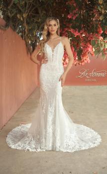 Picture of: Stunning Lace Wedding Gown with Open Back in WWIII, Style: B1244, Main Picture